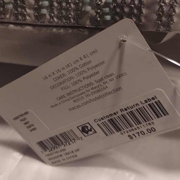 HOTEL COLLECTION Meadow Decorative Pillow, 16" x 16", Created for Macy's - Picture 4 of 9